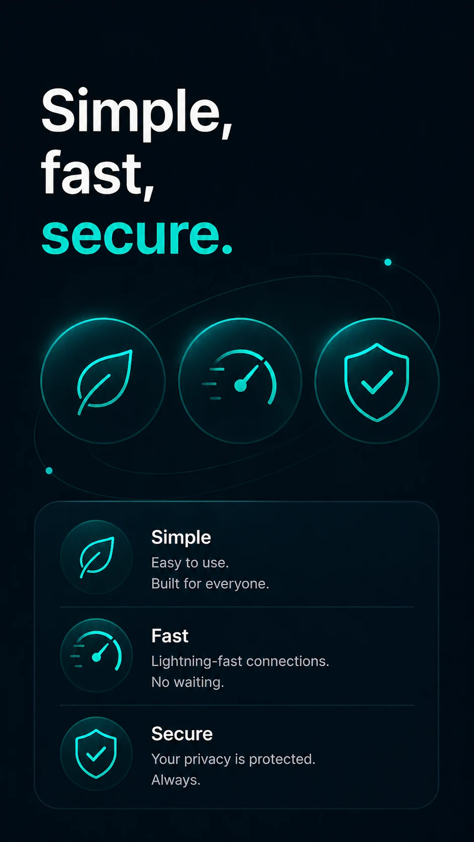 ByeVPN - Fast VPN Proxy screenshot